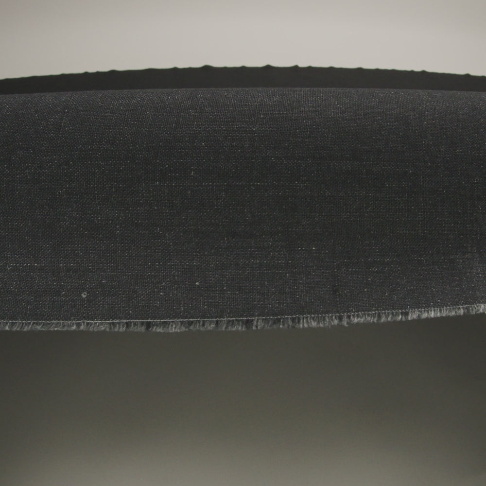 Two-Tone Linen Woven - Black and Gray - Sanremo Collection - Image 5 of 5