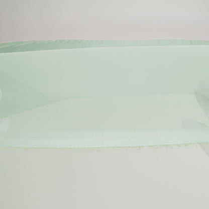 Chiffon-Like Silk Voile - Mint and Lime Iridescent - Adelaide Collection