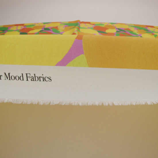Cotton Voile - Citrus Fruits - Zest Friends Print - Mood Exclusive Citrus Collection