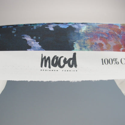 Mood Exclusive Blurred Blues Cotton Voile
