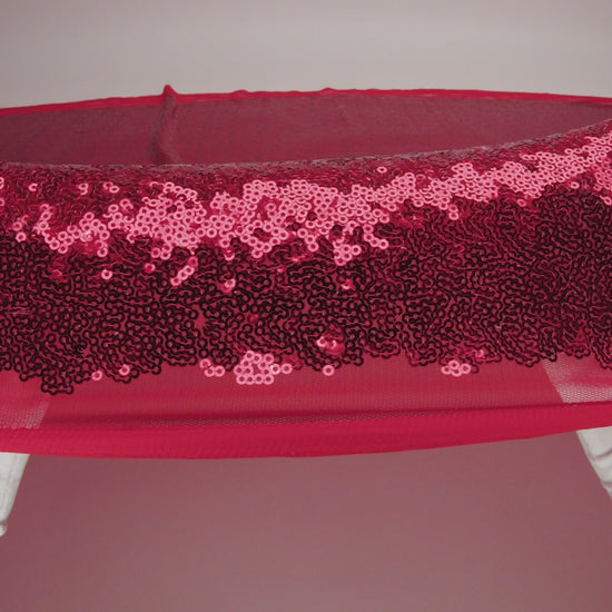 Mesh with Baby Sequins - Red - Mariah Collection
