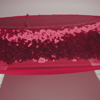 Mesh with Baby Sequins - Red - Mariah Collection