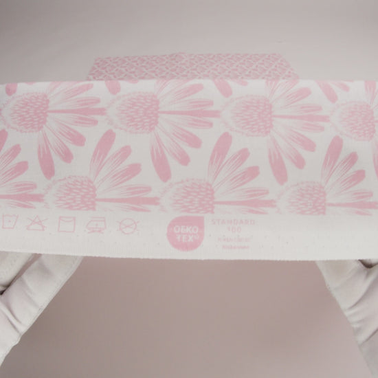 Printed Quilting Cotton by Anna Maria Textiles for Northcott - Blush Coneflower Floral - Indelible Soft Collection
