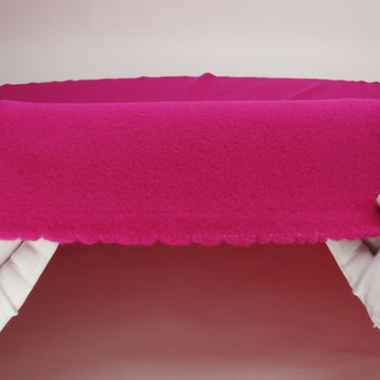 Wool/Cashmere Coating - Fuchsia, Made in Italy - Alberini Collection