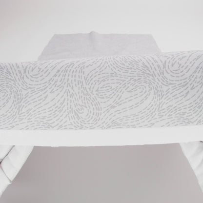 Printed Quilting Cotton by Ghazal Razavi for FIGO Studio - Gray on Gray Swirls - Dewfall Collection