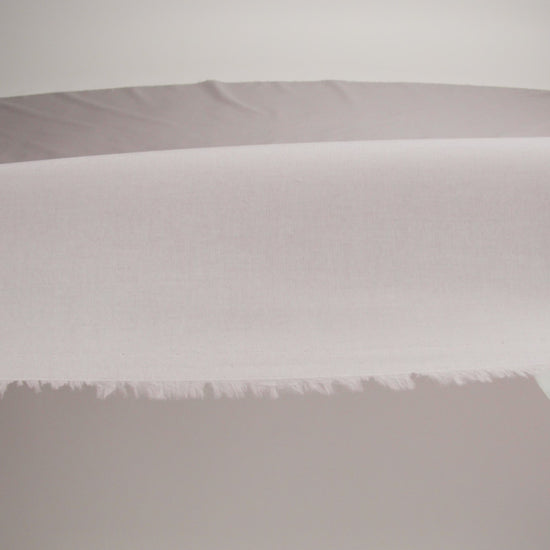 Mercerized Organic Egyptian Cotton Voile - Pewter - Toulouse Collection