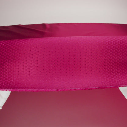 Magenta Mini Triangles Jacquard Lining