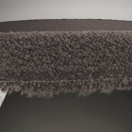 Wool Blend Boucle Tweed - Brown