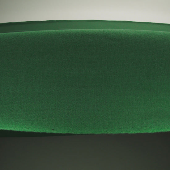 Fleece-Backed Stretch Cotton Knit - Forest Green - Cecil Collection