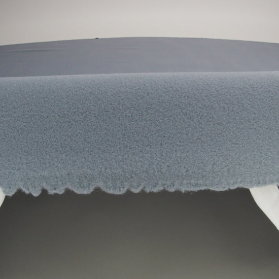 Wool and Cashmere Coating Made in Italy - Stone Gray - Alberini Collection