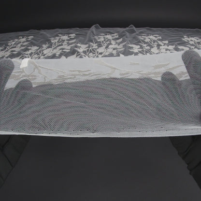 Embroidered Tulle Lace - Off White Leafy Branches - Magnolia Collection