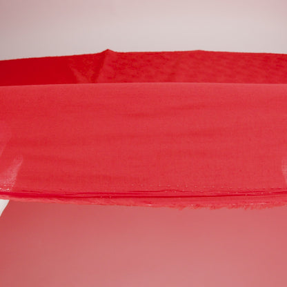 Embroidered Eyelet Cotton Voile - Red Big Tossed Flowers - Naomi Collection