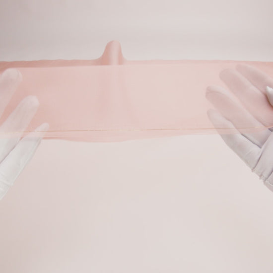 Silk Organza 44" - Blush - Premium Collection
