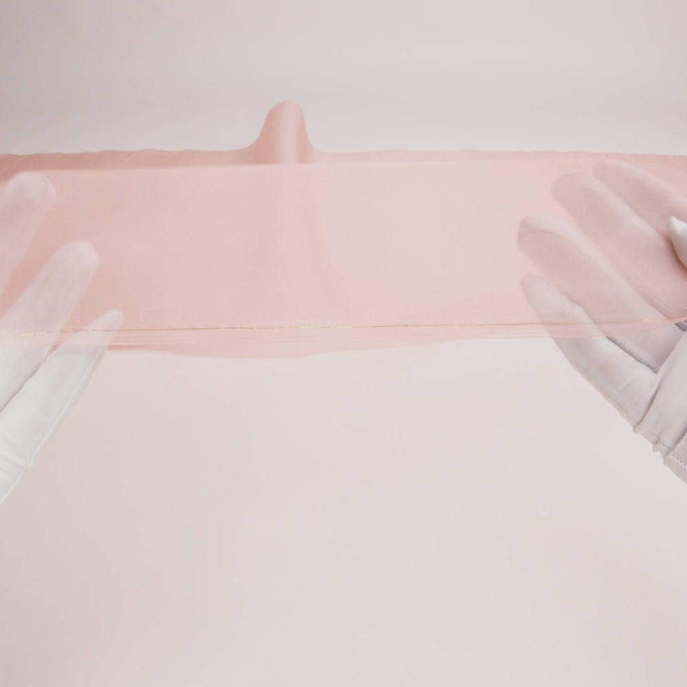 Silk Organza 44" - Blush - Premium Collection