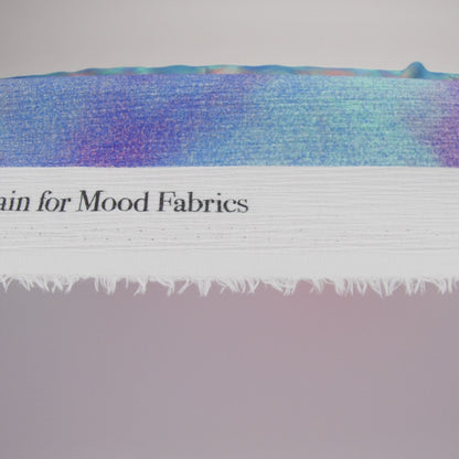 Slubbed Gauzy Cotton Woven - Sky Blue, Bubblegum Pink and Coral Tie Dye - Mood Exclusive To Dye For Print