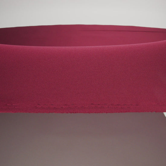 Polyester Pongee Knit Lining - Burgundy - Luca Collection