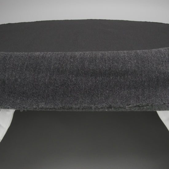 Bamboo Stretch French Terry - Charcoal - Emei Collection