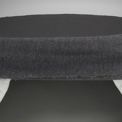 Bamboo Stretch French Terry - Charcoal - Emei Collection