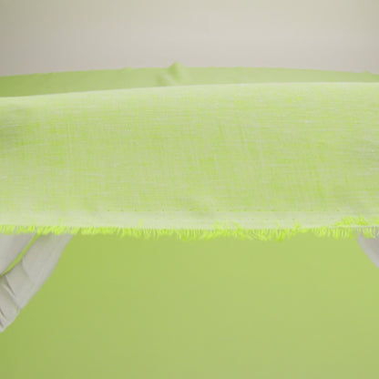 Lightweight Linen Chambray - Heathered Lime Green - Minerva Collection