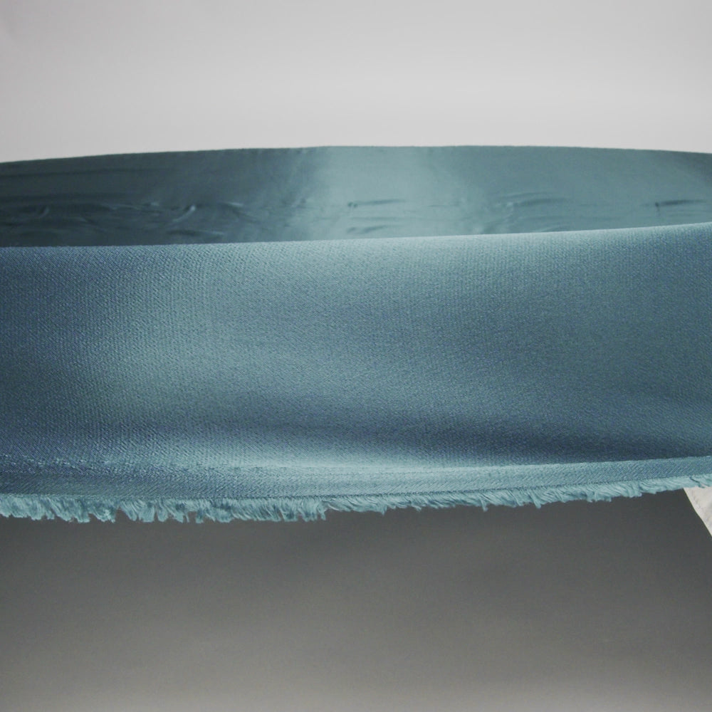 Sustainable Viscose Fluid Satin - Ocean Blue - Mood Exclusive Elliana Collection - Image 7 of 8