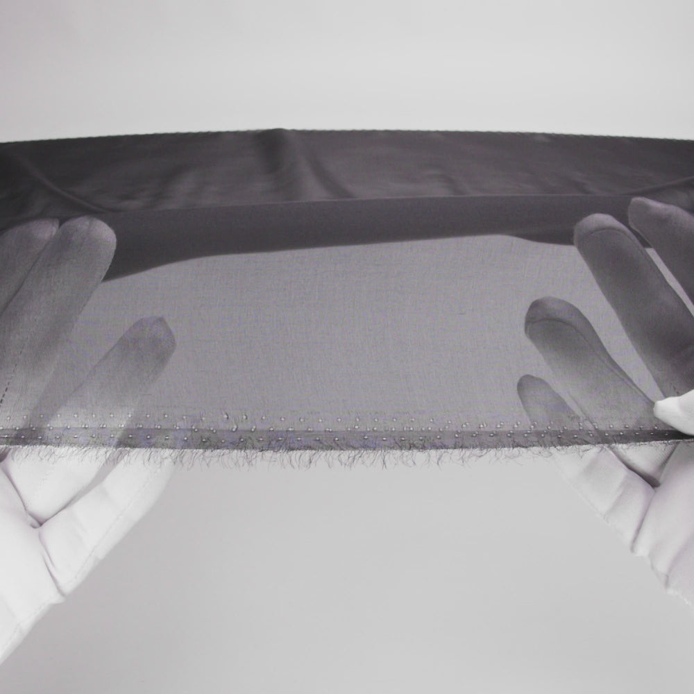 Silk Organza 54" - Black - Premium Collection