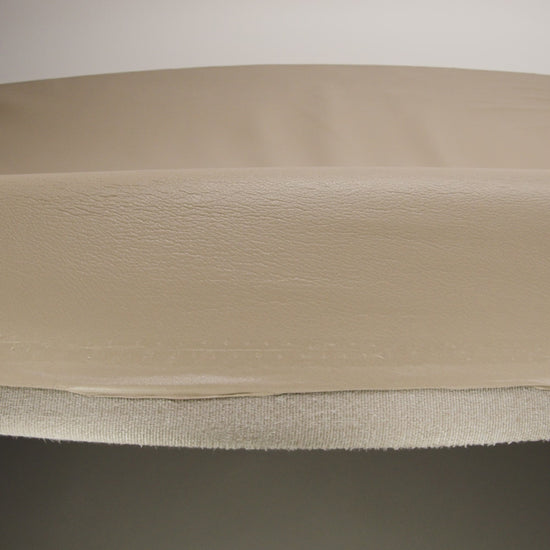 Buttery Faux Leather with Brushed Suede-like Backing - Stone - Veronica Collection