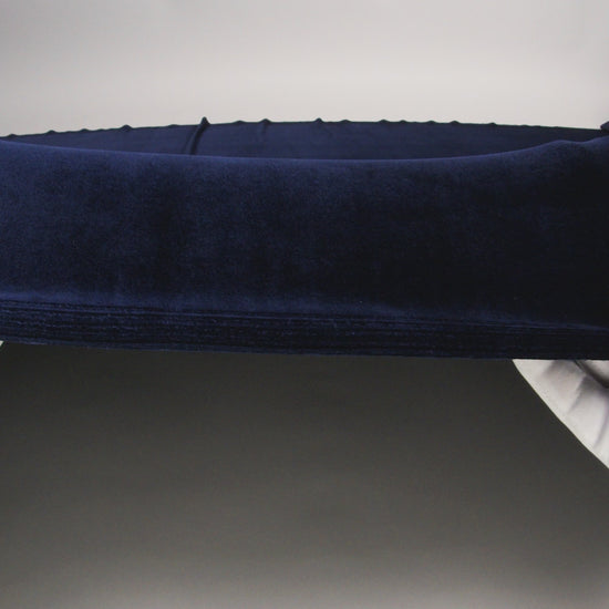 Stretch Velour - Navy - Persica Collection
