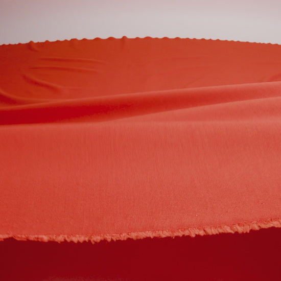 Stretch Ponte Knit - Carrot Orange - Papilio Collection - Image 6 of 7