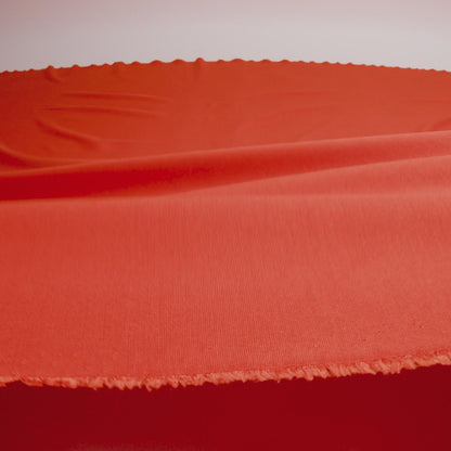 Stretch Ponte Knit - Carrot Orange - Papilio Collection