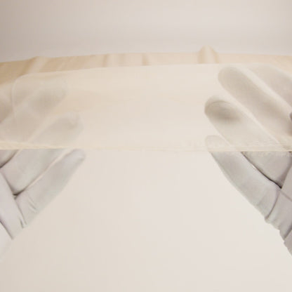Famous Australian Designer Buff Silk Organza