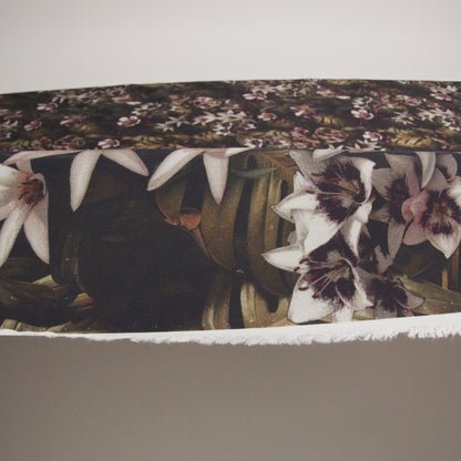 Organic Viscose Batiste - Shadow Lilies - Loreto Collection