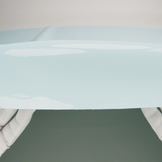 Faux Patent Leather Vinyl - Pale Blue - Brevetto Collection
