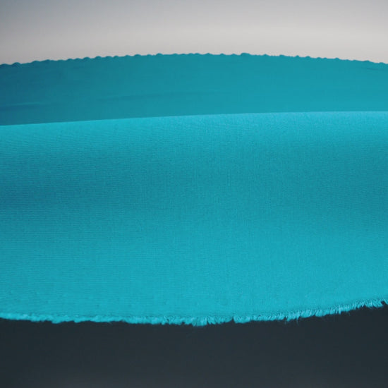 Stretch Ponte Knit - Ocean Blue - Papilio Collection