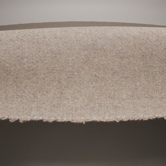 Recycled Brushed Wool Blend Twill Coating - Walnut Brown - Made in Italy - Maeve Collection