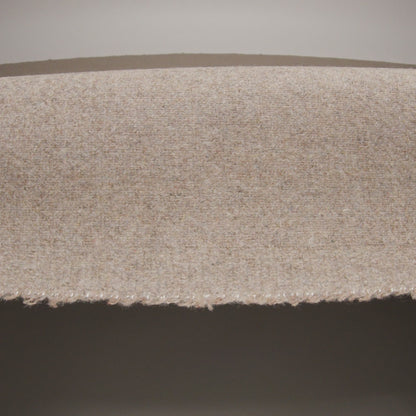 Recycled Brushed Wool Blend Twill Coating - Walnut Brown - Made in Italy - Maeve Collection