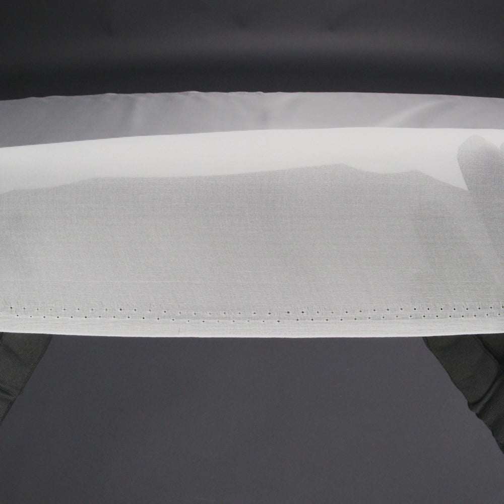 Silk Organza 54" - Whisper White - Premium Collection - Image 6 of 7
