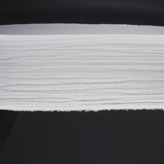 Double Cotton Gauze - White - Talamanca Collection