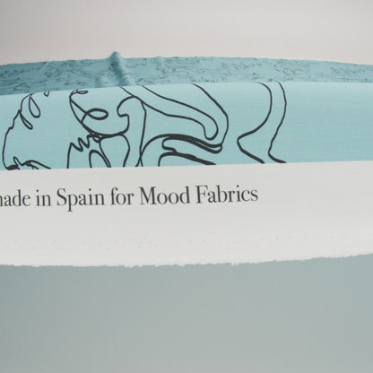 Mood Exclusive Blue Kitty Kraze Cotton Poplin