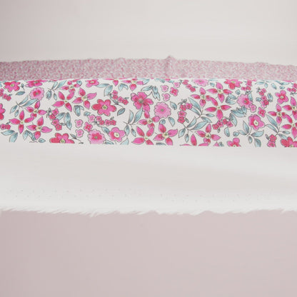 Cotton Voile - Pink Floral - Botanical Stroll Print - Mood Exclusive Secret Garden Collection