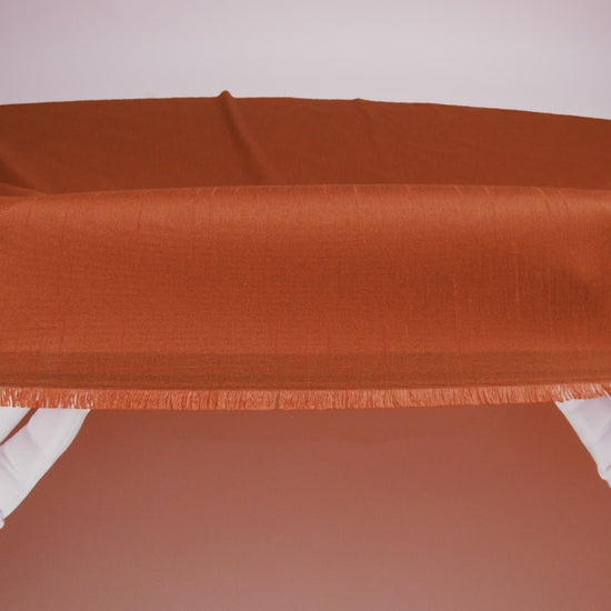 Polyester Shantung - Rustic Orange - Eirian Collection - Image 5 of 6