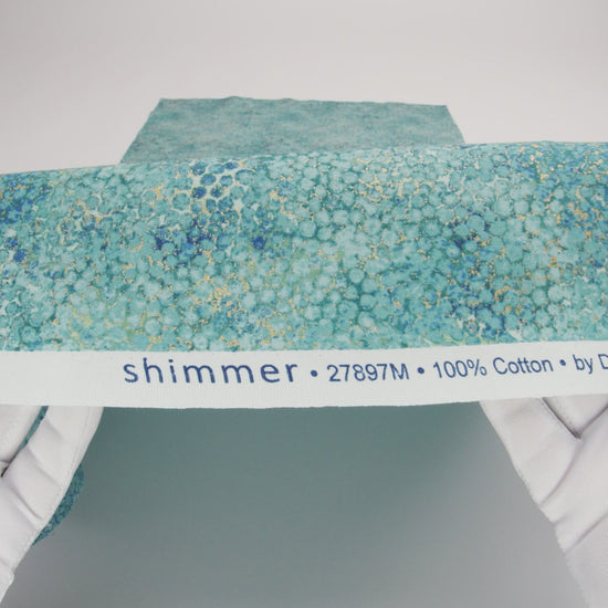 Metallic Printed Quilting Cotton by Northcott - Dusk Pebbles - Shimmer Collection