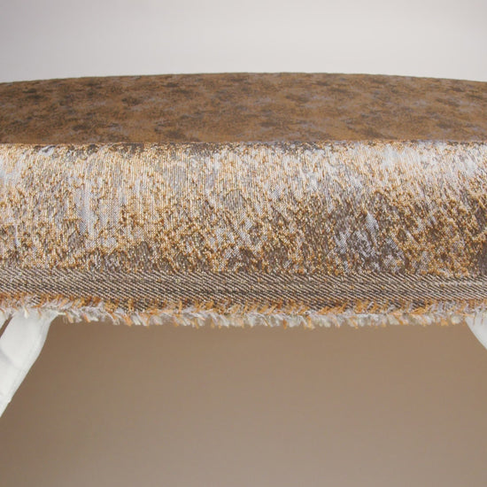 Pegasus Gold, Copper and Gunmetal Mottled Luxury Brocade
