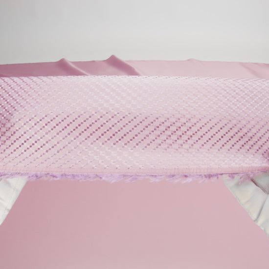 Baby Pink Mini Squares Jacquard Lining