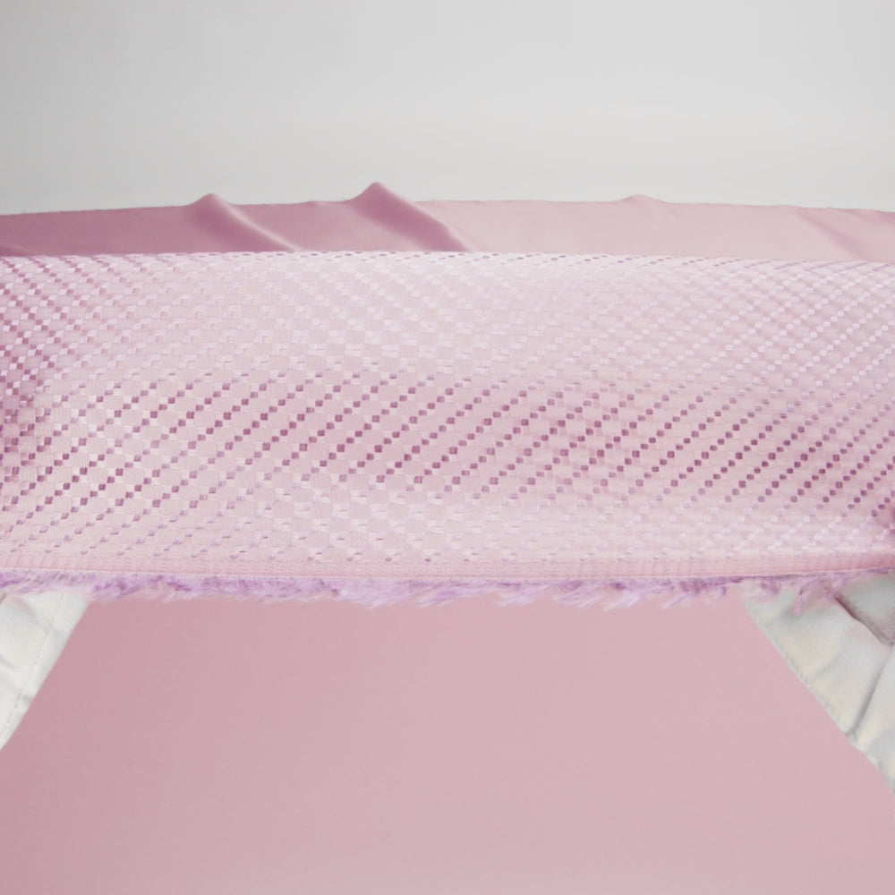 Baby Pink Mini Squares Jacquard Lining