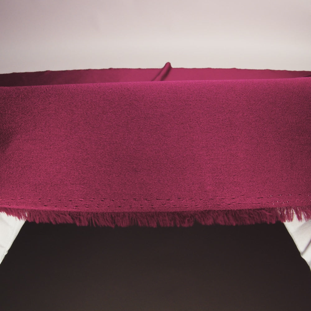 Lux Polyester Crepe Back Satin - Wine - Isla Collection - Image 5 of 5