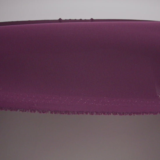 Polyester Double Georgette - Eggplant - Mimosa Collection by Mood - Image 6 of 7