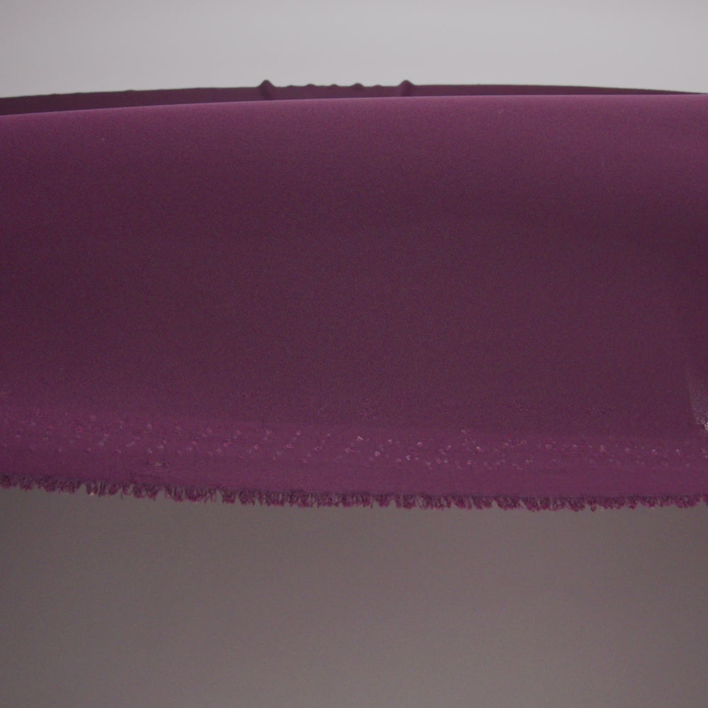 Polyester Double Georgette - Eggplant - Mimosa Collection by Mood - Image 6 of 7