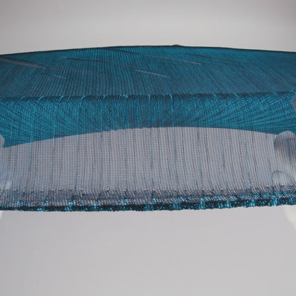 Metallic Stretch Plisse - Cobalt - Natalia Collection