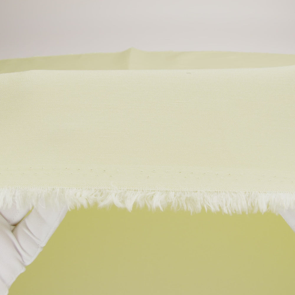 Stretch Linen Woven - Canary Yellow - Asturias Collection