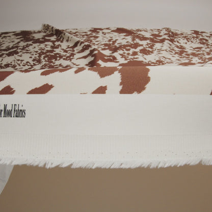 Mood Exclusive Brown Patina Bovine Best Stretch Cotton Sateen